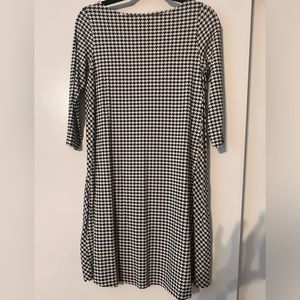 J.Jill a line houndstooth dress
